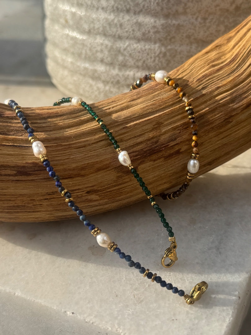 BRACELET STONES PEARL STAINLESS