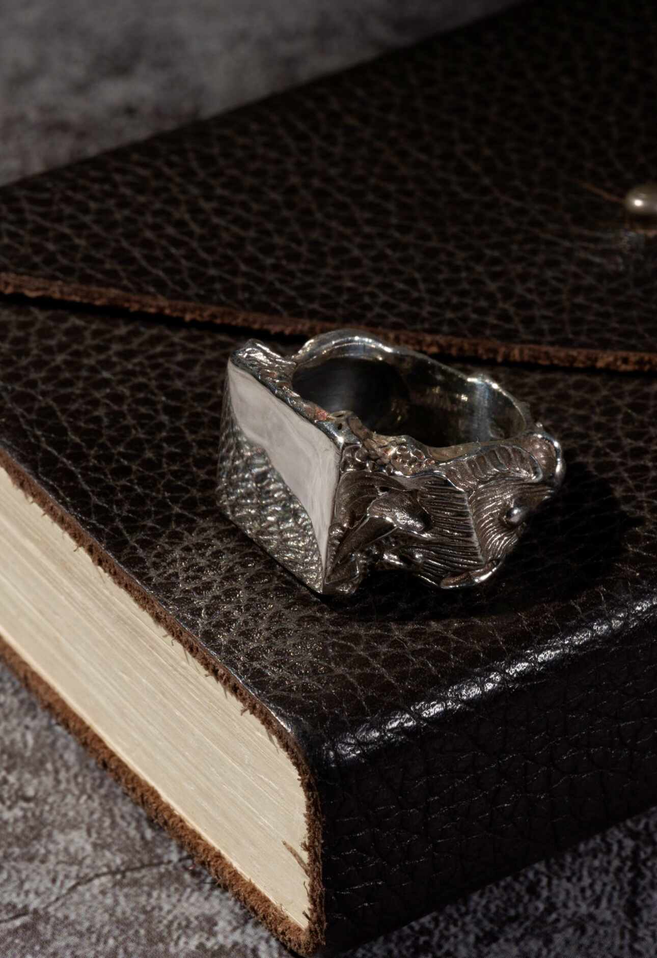 SILVER RING DRAGON